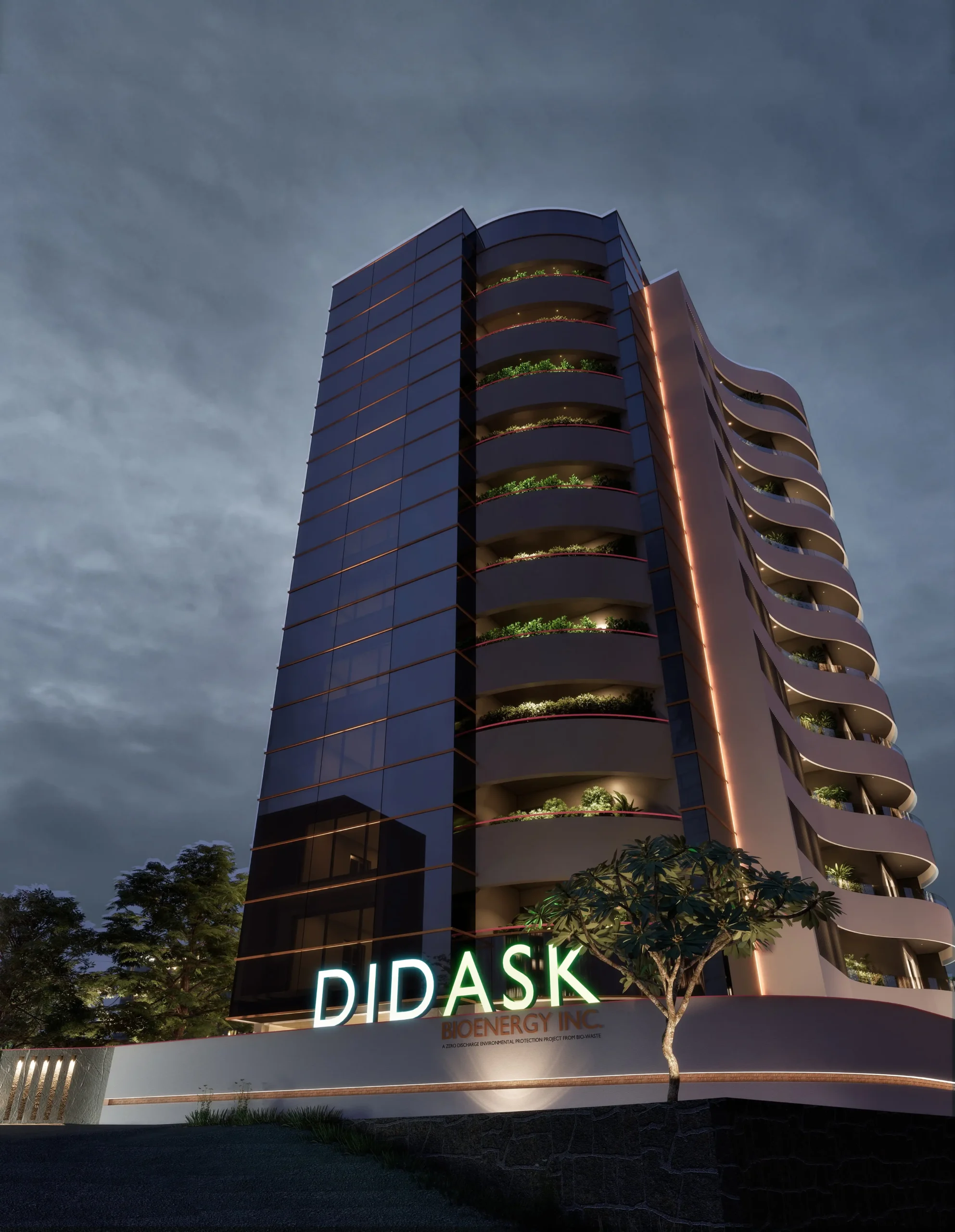 Hospitality commercial facade by Rzian Infrastructures