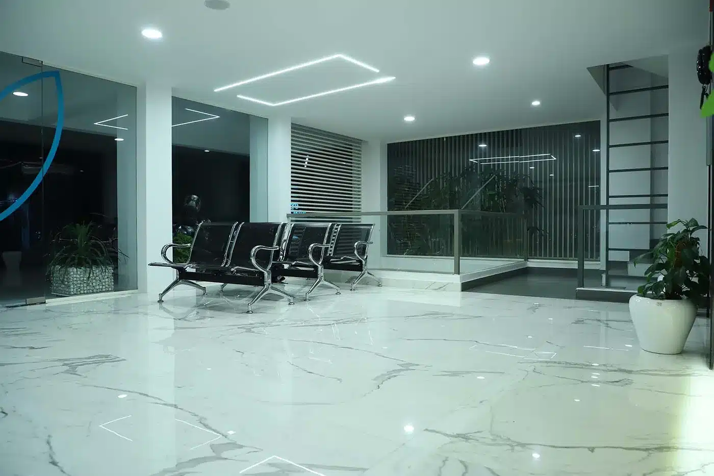 Skincare clinic interior, Trivandrum, fitted out by Rzianz Infrastructures