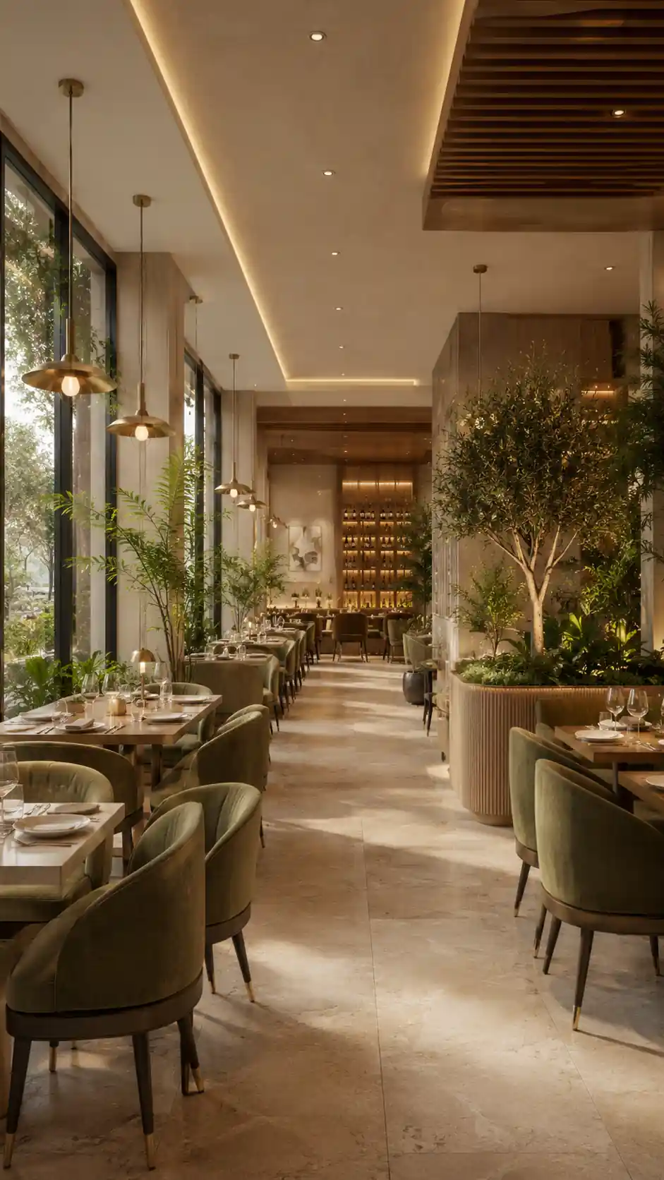 Restaurant interior, Trivandrum, fitted out by Rzianz Infrastructures